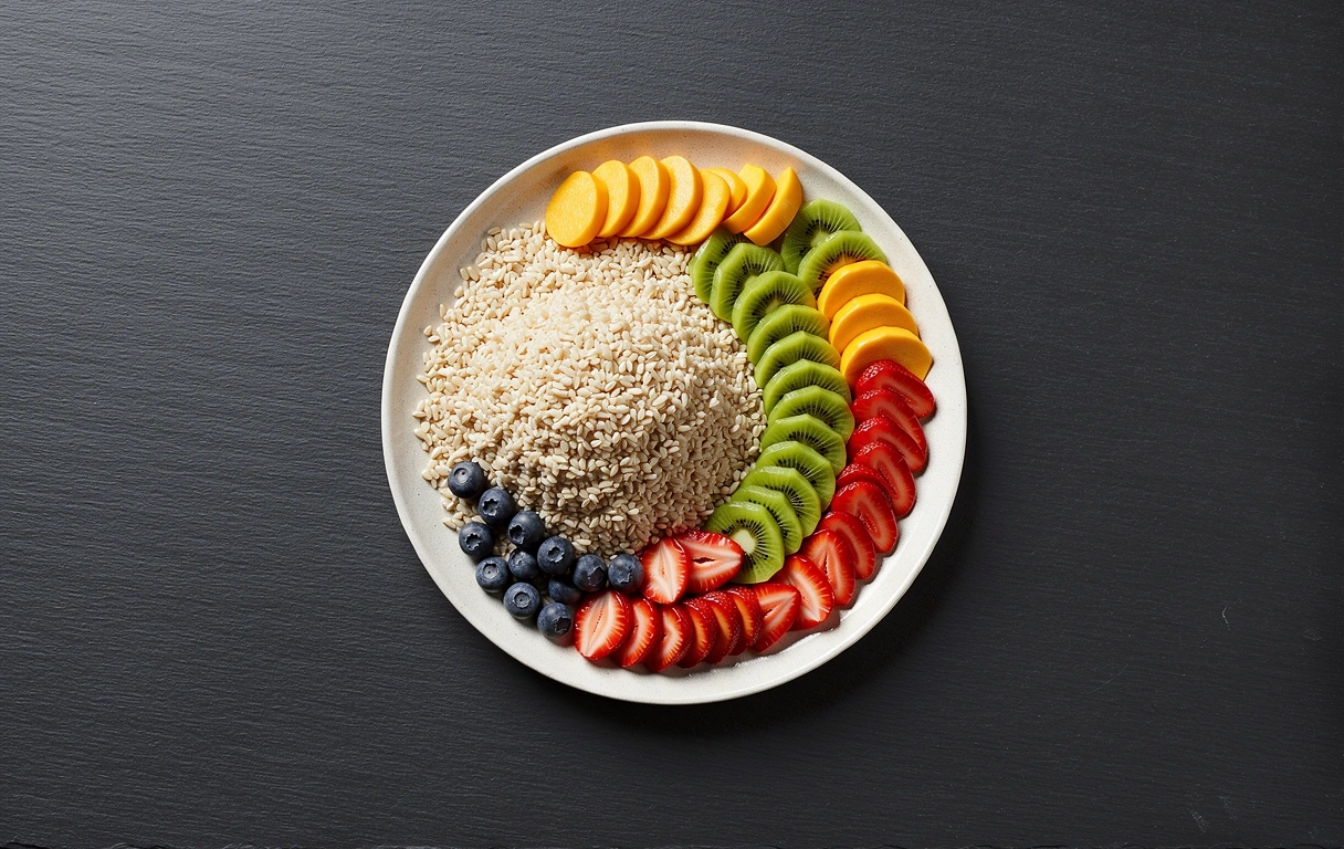 Balanced nutritious meal for active living